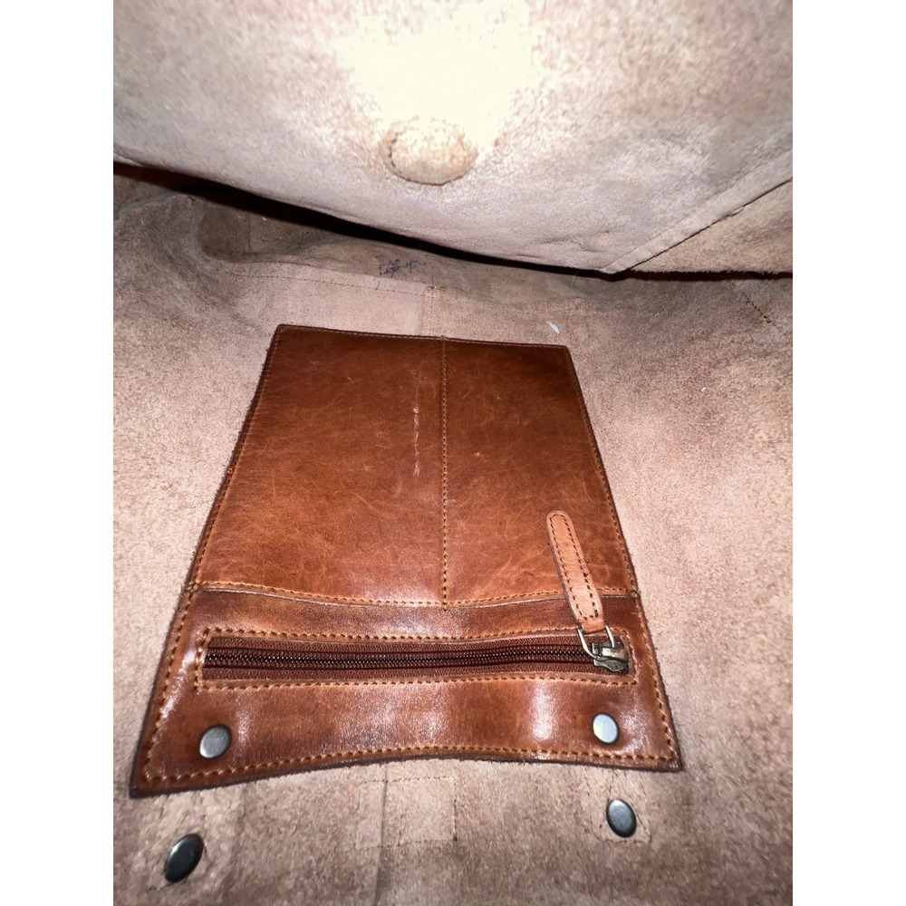 Vilenca Holland Women's Leather Tote Bag Brown EUC - Picture 8 of 8